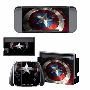 New captain America vinyl Decal Skin Sticker For Nintend Switch NS NX Console & Joy-con
New captain America vinyl Decal Skin Sticker For Nintend Switch NS NX Console & Joy-con