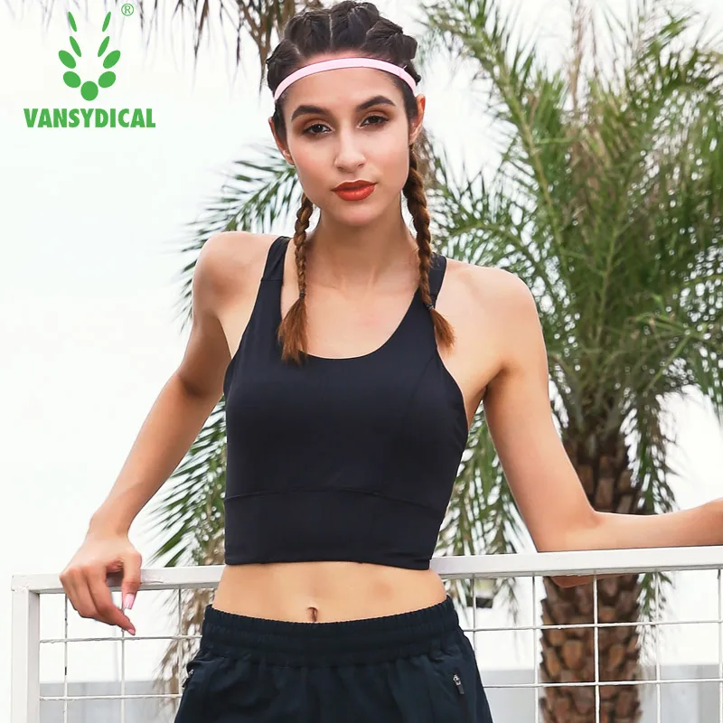 Vansydical Sports Bras Shockproof Running Jogger Racerback Fitness Tops Push Up Yoga Bras Stretch Workout Gym Tank Tops
Vansydical Sports Bras Shockproof Running Jogger Racerback Fitness Tops Push Up Yoga Bras Stretch Workout Gym Tank Tops