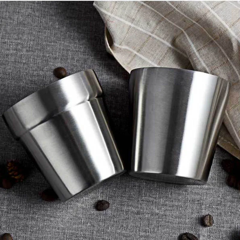 Double-layer 304 Stainless Steel Coffee Cup, Water Cup 180ml/ 300ml 12 types choice
Double-layer 304 Stainless Steel Coffee Cup, Water Cup 180ml/ 300ml 12 types choice