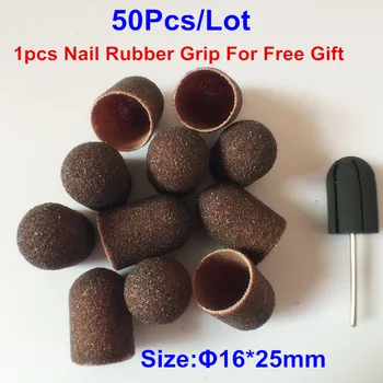 Hot sell 16*25mm 50pcs/lot Nail Art Sanding Bands Caps for Manicure Pedicure Electric Nail Drill Machinex Nail Tools
Hot sell 16*25mm 50pcs/lot Nail Art Sanding Bands Caps for Manicure Pedicure Electric Nail Drill Machinex Nail Tools