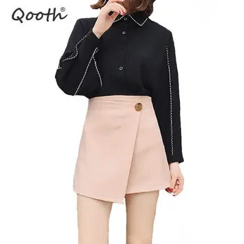 Qooth Skirts Women Harajuku Girly Skirts Asymmetrical Black Skirt Saia Back Zipper Faldas 2018 Autumn New Short Skirt QH1465
Qooth Skirts Women Harajuku Girly Skirts Asymmetrical Black Skirt Saia Back Zipper Faldas 2018 Autumn New Short Skirt QH1465
