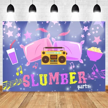 Neoback Girl Slumber Party Background Slumber Parities Banner for Decoration Pillow Radio Birthday Theme Backdrop Photo Booth
Neoback Girl Slumber Party Background Slumber Parities Banner for Decoration Pillow Radio Birthday Theme Backdrop Photo Booth