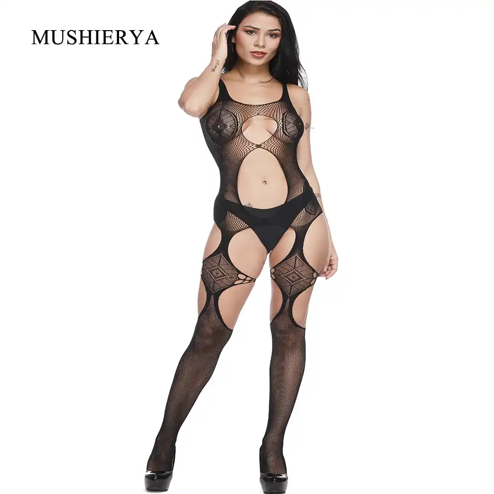 Sexy Erotic Lingerie Intimates Teddy Bodystockings Hollow ...