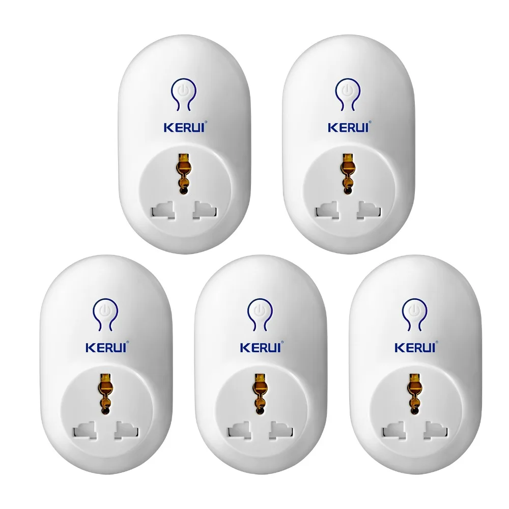 5pcc/lot Kerui S71 Wireless EU US UK AU Standard Switch Smart Power Socket 433MHz for Home Security Alarm System
5pcc/lot Kerui S71 Wireless EU US UK AU Standard Switch Smart Power Socket 433MHz for Home Security Alarm System
