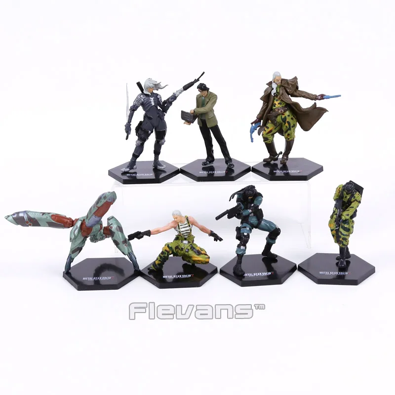 METAL GEAR SOLID 2: SONS OF LIBERTY Solid Snake Raiden Figures Collectible Model Toys 7pcs/set
METAL GEAR SOLID 2: SONS OF LIBERTY Solid Snake Raiden Figures Collectible Model Toys 7pcs/set