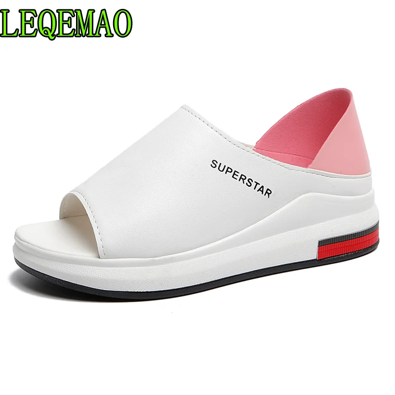 2019 New Fashion Women Sandals Spring Summer Platform Sandal Shoes Woman Peep Toe Leather Beach Casual Sandalias Mujer Plus Size
2019 New Fashion Women Sandals Spring Summer Platform Sandal Shoes Woman Peep Toe Leather Beach Casual Sandalias Mujer Plus Size