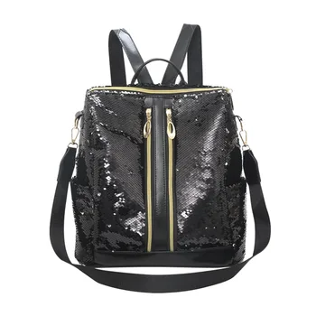 Women Glitter Sequins Backpack Fashion Teenage Girls Bling Travel Rucksack Students Shoulder School Bags bolsa feminina New
Women Glitter Sequins Backpack Fashion Teenage Girls Bling Travel Rucksack Students Shoulder School Bags bolsa feminina New