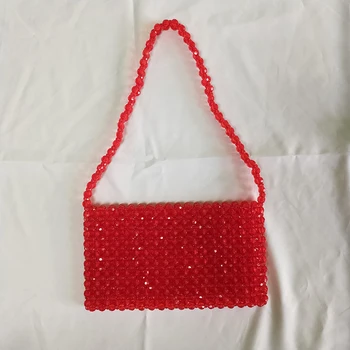 Red Private Custom Unique Handmade Beaded Small Square Bag Summer Simple Packet
Red Private Custom Unique Handmade Beaded Small Square Bag Summer Simple Packet
