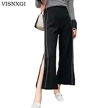 VISNXGI 2020 Top Fashion Side Split Pants Women Causal Wide Leg Casual Pant Female New Summer Loose Women Trousers Hot Sale XL
VISNXGI 2020 Top Fashion Side Split Pants Women Causal Wide Leg Casual Pant Female New Summer Loose Women Trousers Hot Sale XL
