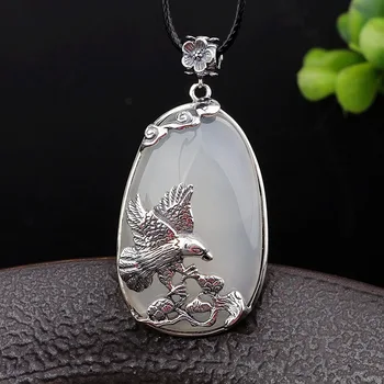2020 Promotion Cluci Cage Pendants Thai Wholesale New S925 Pure Inlay Huangbai Xiangyun Spread Eagles Sweater Pendant For Women
2020 Promotion Cluci Cage Pendants Thai Wholesale New S925 Pure Inlay Huangbai Xiangyun Spread Eagles Sweater Pendant For Women