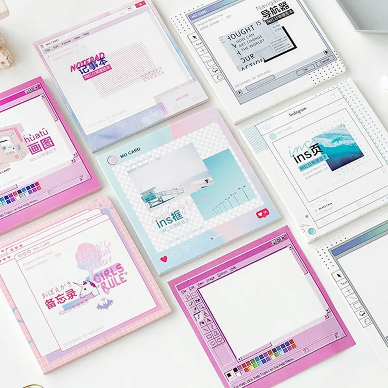 1 Piece Creative Daily Life Series Computer Ins Style Memo Pad Colorful Sticky Notes Notepad Kawaii Kids Stationery
1 Piece Creative Daily Life Series Computer Ins Style Memo Pad Colorful Sticky Notes Notepad Kawaii Kids Stationery