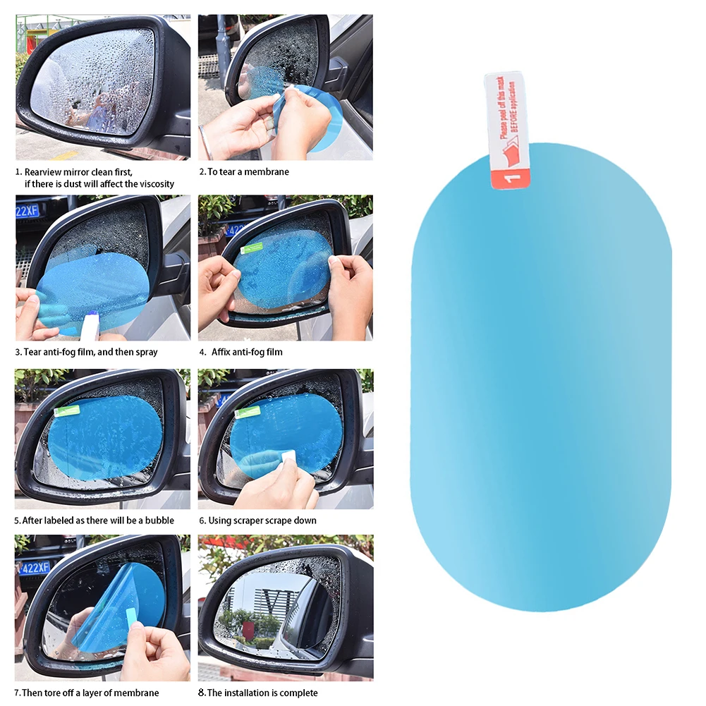 Rear-view Mirror Waterproof Sunscreen Universal Car Long-lasting Anti-scratch Oval Protective Film Round Anti-fog Rainproof
Rear-view Mirror Waterproof Sunscreen Universal Car Long-lasting Anti-scratch Oval Protective Film Round Anti-fog Rainproof