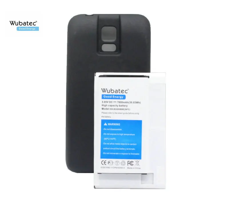 

Wubatec 1x 7800mAh S5 NFC Extended Battery with TPU Case For Samsung Galaxy S5 i9600 i9602 i9605 G900F G900T G900S S5 Neo G903