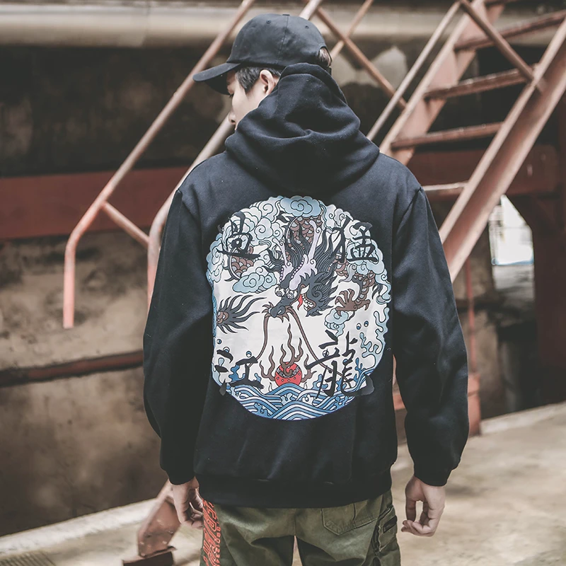 07 SharkPrint sweatshirts for men hoodies men hip hop hoodie W07