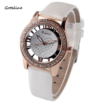 Gotaline Womens Girl Stylish Crystal Fashion Classic Quartz Wrist Watch Simple Analog Love Heart Hollow Ladies Blink Watch
Gotaline Womens Girl Stylish Crystal Fashion Classic Quartz Wrist Watch Simple Analog Love Heart Hollow Ladies Blink Watch