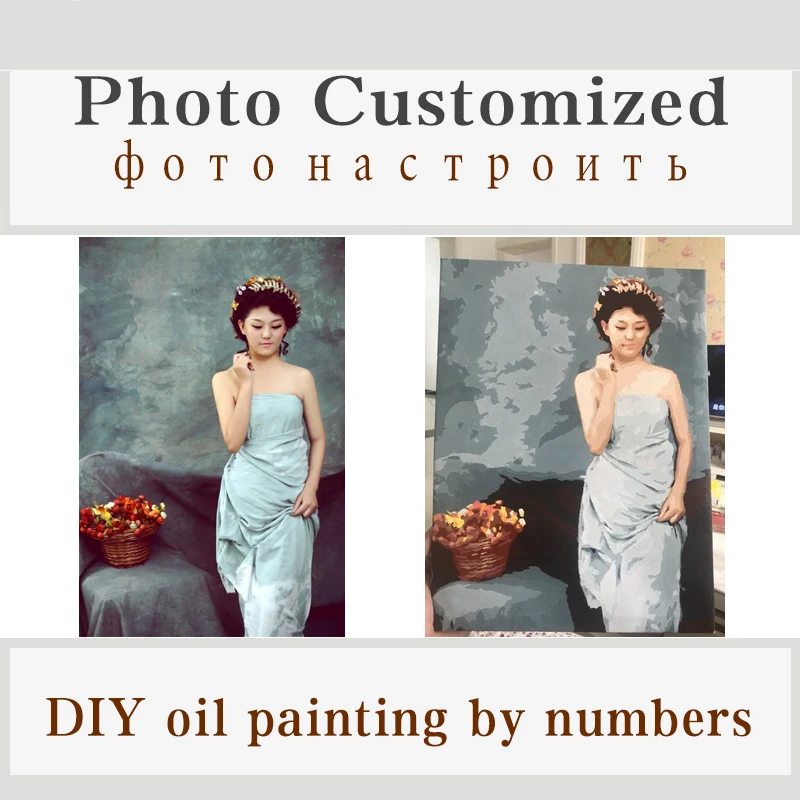 Amazing! Photo custom make your own diy digital oil painting by numbers picture drawing on canvas portrait wedding family photos
Amazing! Photo custom make your own diy digital oil painting by numbers picture drawing on canvas portrait wedding family photos
