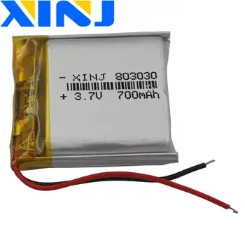 XINJ 3.7V 700mAh Polymer LiPo Battery 803030 For Measuring instrument GPS Sat Nav Music player Driving recorder Camera Car DVR
XINJ 3.7V 700mAh Polymer LiPo Battery 803030 For Measuring instrument GPS Sat Nav Music player Driving recorder Camera Car DVR