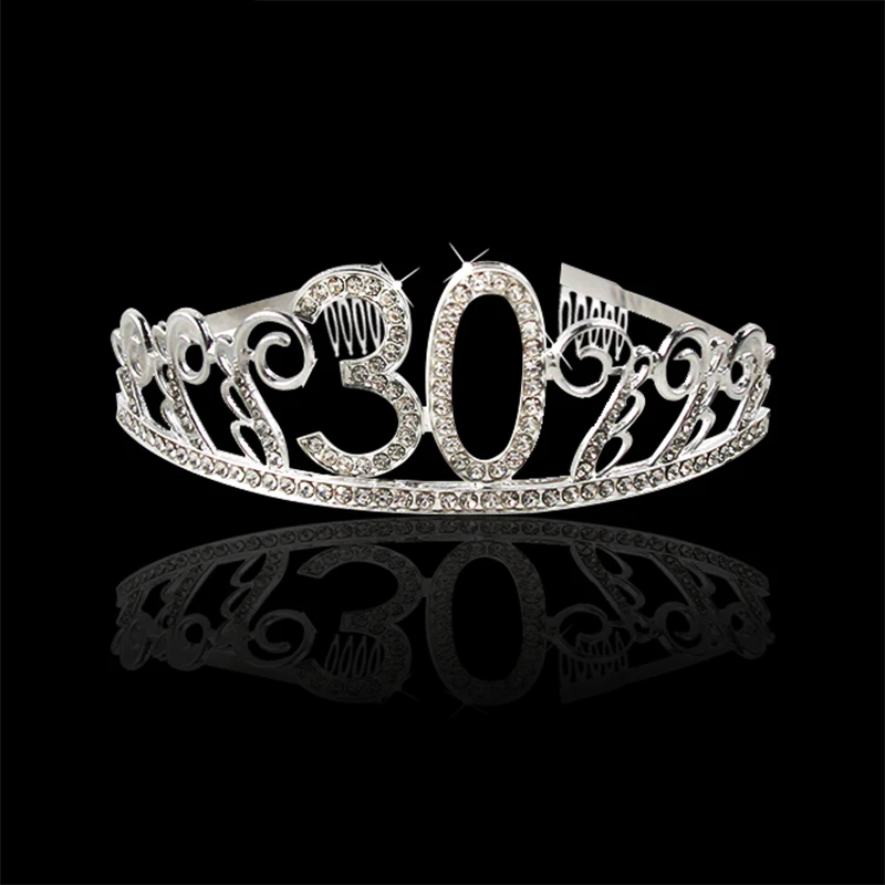 30 40 50th Adult Crown Birthday Party Decoration Crystal Rhinestone Tiara Princess Crown Wedding or Bachelorette Hen Party Decor
30 40 50th Adult Crown Birthday Party Decoration Crystal Rhinestone Tiara Princess Crown Wedding or Bachelorette Hen Party Decor