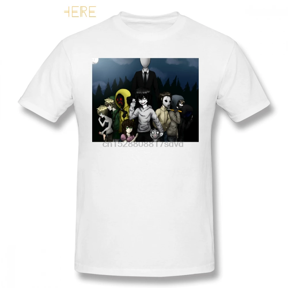 Creepypasta T Shirt Cartoon Print Creepypasta T-Shirt Printed Fun Tee Shirt 6xl Cotton Streetwear Short Sleeves Man Tshirt
Creepypasta T Shirt Cartoon Print Creepypasta T-Shirt Printed Fun Tee Shirt 6xl Cotton Streetwear Short Sleeves Man Tshirt