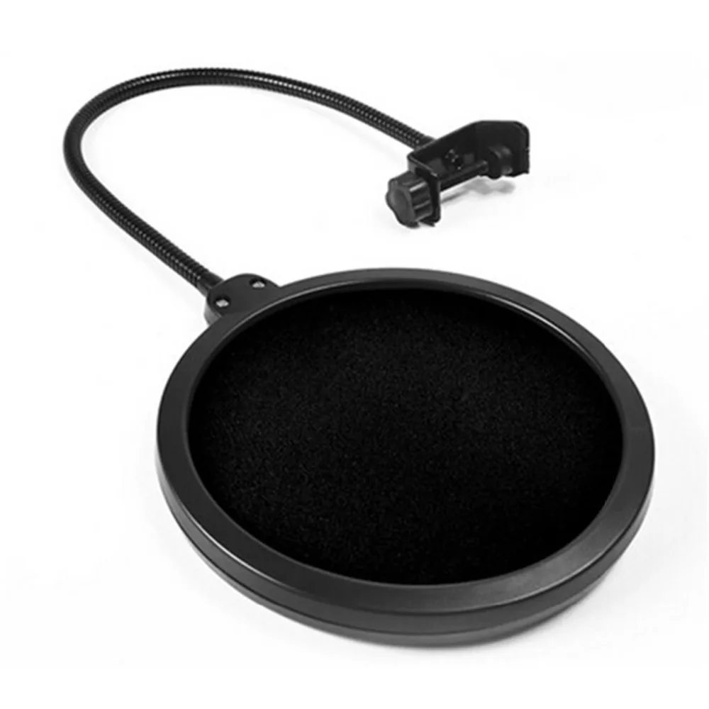 Microphone Filter Duurzaam Double Layer Voorruit Studio Microfoon Flexibele Wind Screen Mask Mic Pop Filter Bilaag Shield
Microphone Filter Duurzaam Double Layer Voorruit Studio Microfoon Flexibele Wind Screen Mask Mic Pop Filter Bilaag Shield