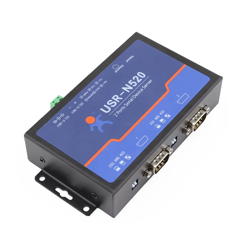 Q18040 USRIOT USR-N520 Serial to Ethernet Server TCP IP Converter Double Serial Device RS232 RS485 RS422 Multi-host Polling
Q18040 USRIOT USR-N520 Serial to Ethernet Server TCP IP Converter Double Serial Device RS232 RS485 RS422 Multi-host Polling