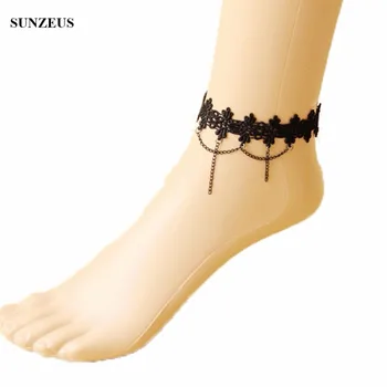 New Fashion Black Lace Wear Anklet Bridal Gloves Foot Bracelet Sexy Ankle Accessory For Women FI028 
New Fashion Black Lace Wear Anklet Bridal Gloves Foot Bracelet Sexy Ankle Accessory For Women FI028