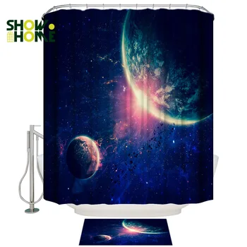 Showhome Planet Light Space Universe Bathroom Mat With Shower Curtain Bathroom Decor Set Waterproof Modern Indoor Rings House
Showhome Planet Light Space Universe Bathroom Mat With Shower Curtain Bathroom Decor Set Waterproof Modern Indoor Rings House