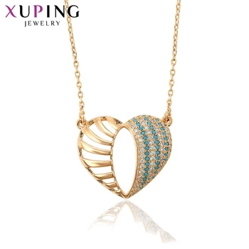 Xuping Jewelry Romantic Heart Shaped Necklace Gold Color Plated Long Chain for Women Valentine's Day Gifts S116-44851
Xuping Jewelry Romantic Heart Shaped Necklace Gold Color Plated Long Chain for Women Valentine's Day Gifts S116-44851