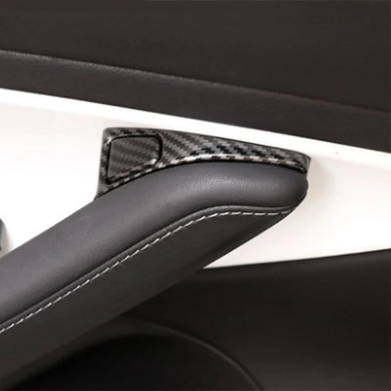 Carbon Fiber Car Interior Inner 8pcs Door lock switch Panel Cover Trim Decoration For TESLA MODEL 3 Accessories
Carbon Fiber Car Interior Inner 8pcs Door lock switch Panel Cover Trim Decoration For TESLA MODEL 3 Accessories
