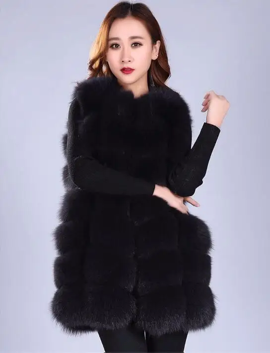 2018 Winter Thick Warm 100% Real Fox Fur Vest 70cm Length Female Gielt Women's Fox Fur Coat Real Fur Waistcoat for Women
2018 Winter Thick Warm 100% Real Fox Fur Vest 70cm Length Female Gielt Women's Fox Fur Coat Real Fur Waistcoat for Women