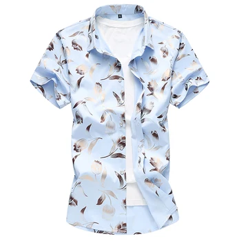 New 2018 Summer Fashion Men's Shirt Slim Fit Men Short Sleeve Printing Male Clothing Trend Casual Flower Shirts Plus Size M-7XL
New 2018 Summer Fashion Men's Shirt Slim Fit Men Short Sleeve Printing Male Clothing Trend Casual Flower Shirts Plus Size M-7XL