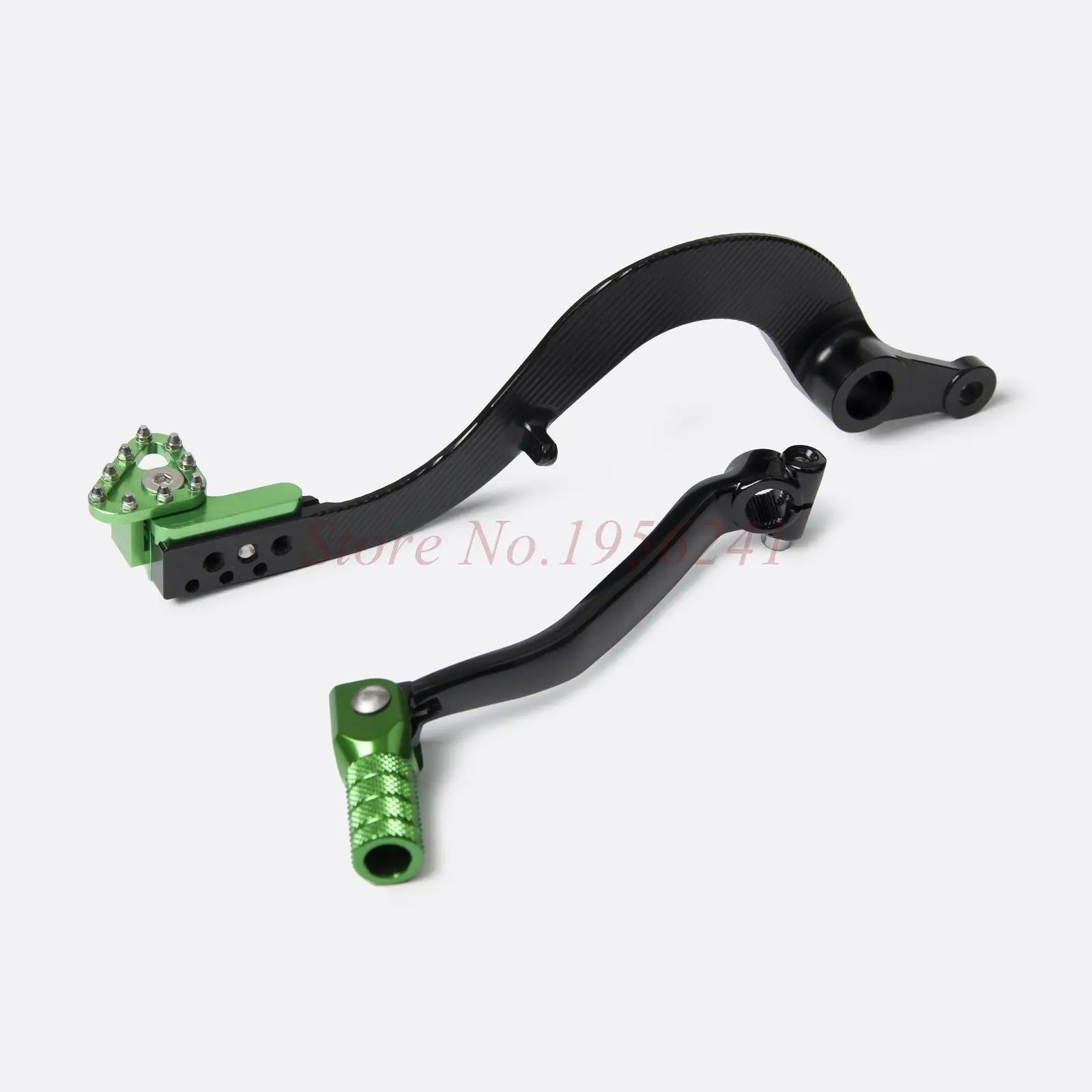 CNC Folding Tip Gear Shift Lever & Brake Foot Pedal For Kawasaki KX250F 2009 2010 2011 2012 2013 2014 2015 2016 KX 250F