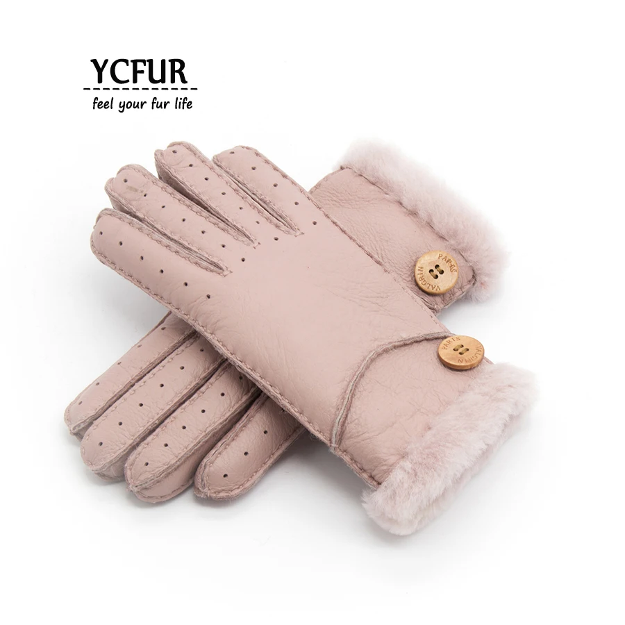 YCFUR Ladies Gloves Mittens Winter Heavy Warm Fur Lining Genuine Sheepskin Fur Gloves Glove For Women Glove Female
YCFUR Ladies Gloves Mittens Winter Heavy Warm Fur Lining Genuine Sheepskin Fur Gloves Glove For Women Glove Female