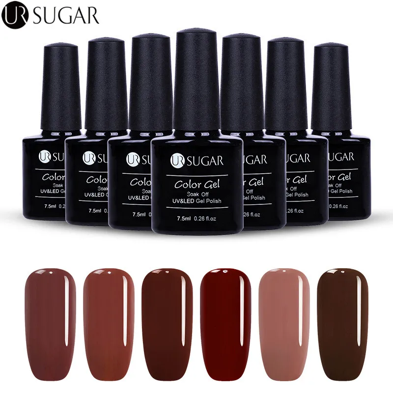 UR SUGAR 8Pcs Pure Nail Color Gel Polish Set Vernis Semi Permanent Gel Varnish Soak Off UV Gel Polish Lacquer 7.5ml Long Lasting
UR SUGAR 8Pcs Pure Nail Color Gel Polish Set Vernis Semi Permanent Gel Varnish Soak Off UV Gel Polish Lacquer 7.5ml Long Lasting