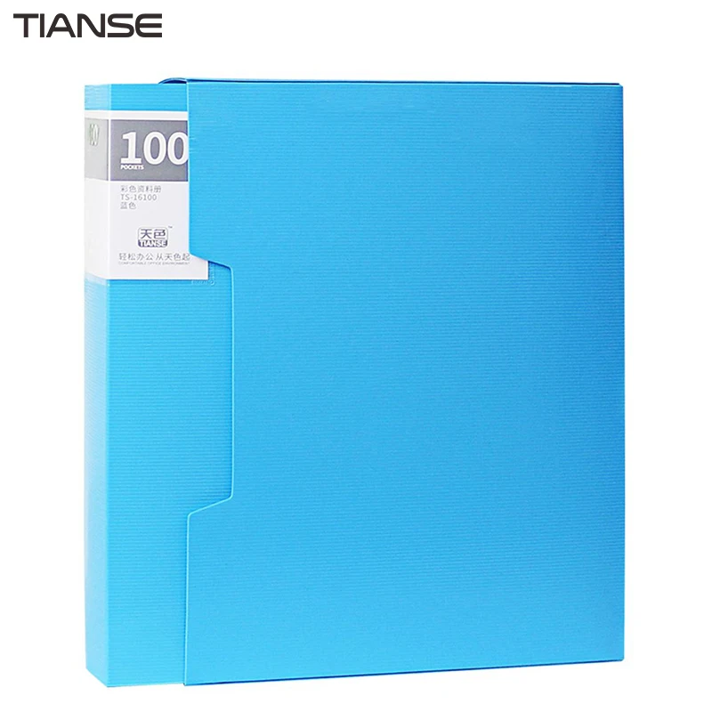 TIANSE Colorful Design TS-16100 PP File Folder Document Folder 100 Pages Data Book Folder For A4 Paper Office Supplies
TIANSE Colorful Design TS-16100 PP File Folder Document Folder 100 Pages Data Book Folder For A4 Paper Office Supplies