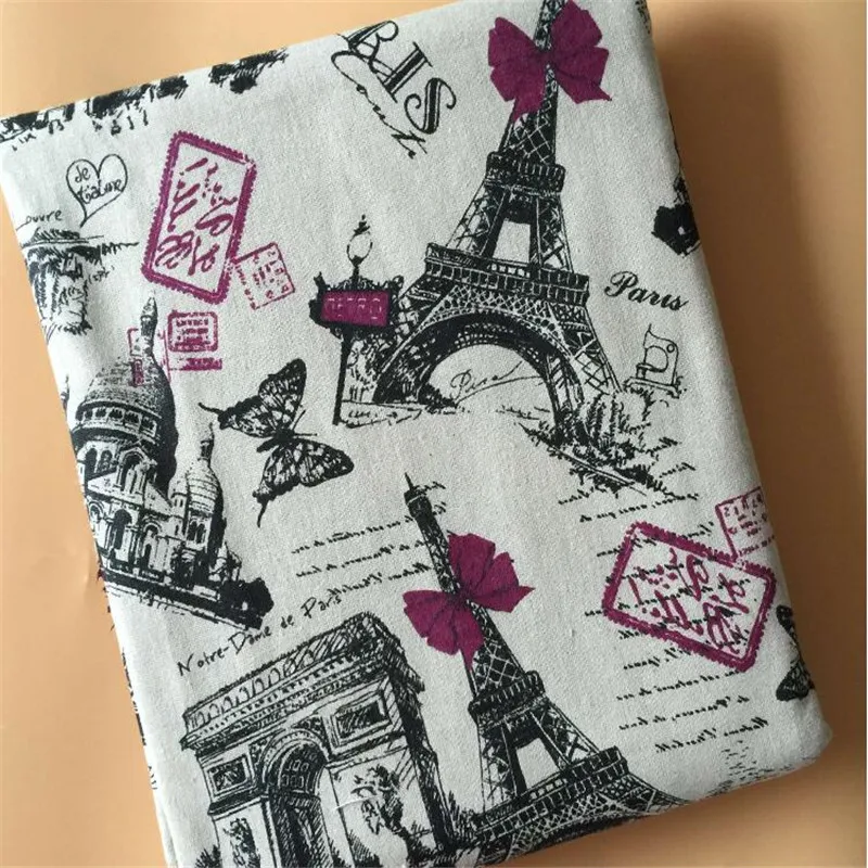 Cotton Linen Blend Fabric French Architecture Printed Cotton Linen Fabric DIY Sewing Canvas Material Manual Quilting Textile
Cotton Linen Blend Fabric French Architecture Printed Cotton Linen Fabric DIY Sewing Canvas Material Manual Quilting Textile