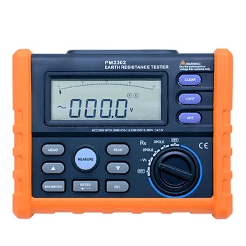 Digital Ground Earth Resistance Voltage Tester Meter 0 ohm to 4K ohm 100 Groups Data Logging with Backlight PROMEX MS2302
Digital Ground Earth Resistance Voltage Tester Meter 0 ohm to 4K ohm 100 Groups Data Logging with Backlight PROMEX MS2302