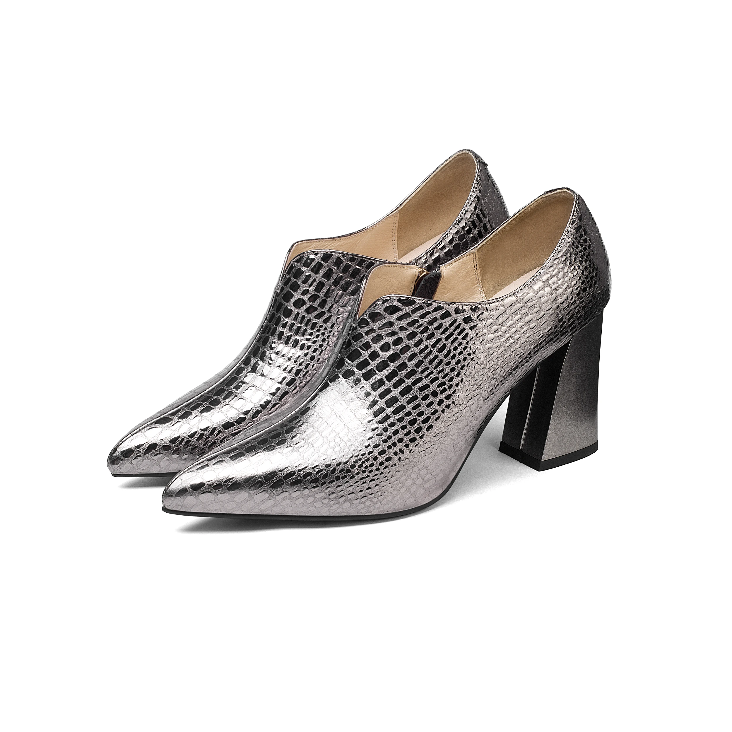 New Fashion Genuine Cow Leather High Heels Women's Stone Pattern High Quality Party Wedding Night Club Stage Office Pumps
New Fashion Genuine Cow Leather High Heels Women's Stone Pattern High Quality Party Wedding Night Club Stage Office Pumps