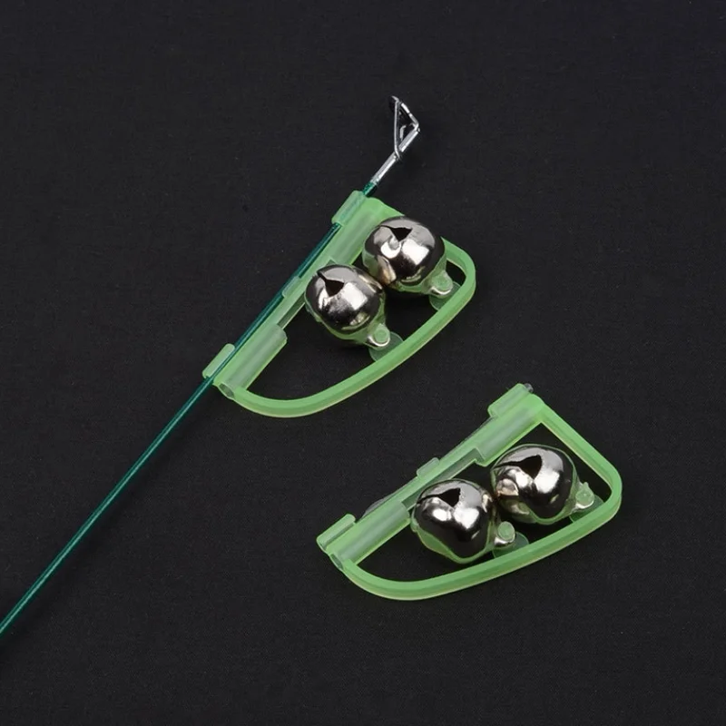 Fishing Rod Pole Tip Clip Twin Bell Alarm Alert Ring Glow In The Dark Fishing Tackle Accessories tool
Fishing Rod Pole Tip Clip Twin Bell Alarm Alert Ring Glow In The Dark Fishing Tackle Accessories tool