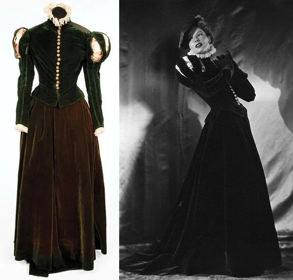 

Cosplaydiy Mary Queen of Scots Cosplay Costume Adult Women Medieval Victorian Velvet Top Skirt Costume L320