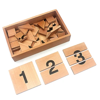 Children Montessori Toys Puzzle 1-9 Digital Number Digital Segmentation with Wooden Box Jigsaw Puzzle Toys for Children 3 Years
Children Montessori Toys Puzzle 1-9 Digital Number Digital Segmentation with Wooden Box Jigsaw Puzzle Toys for Children 3 Years