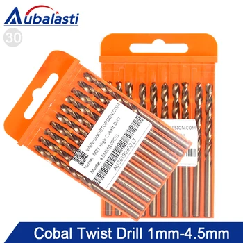 Aubalasti 10 Pieces Cobalt Drill Bits M35 High Speed Steel Twist Drill Bit 4.8mm-10mm Set Metalworking Drill Bit Power Tools
Aubalasti 10 Pieces Cobalt Drill Bits M35 High Speed Steel Twist Drill Bit 4.8mm-10mm Set Metalworking Drill Bit Power Tools