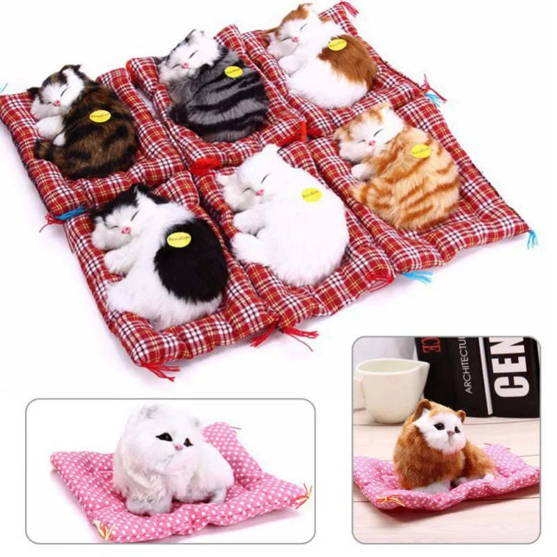 2018 Simulation Animal Doll Plush Cats Car Interior Decoration Ornaments Kitten Toys Vivid Cat Toy with Sound Ornaments
2018 Simulation Animal Doll Plush Cats Car Interior Decoration Ornaments Kitten Toys Vivid Cat Toy with Sound Ornaments