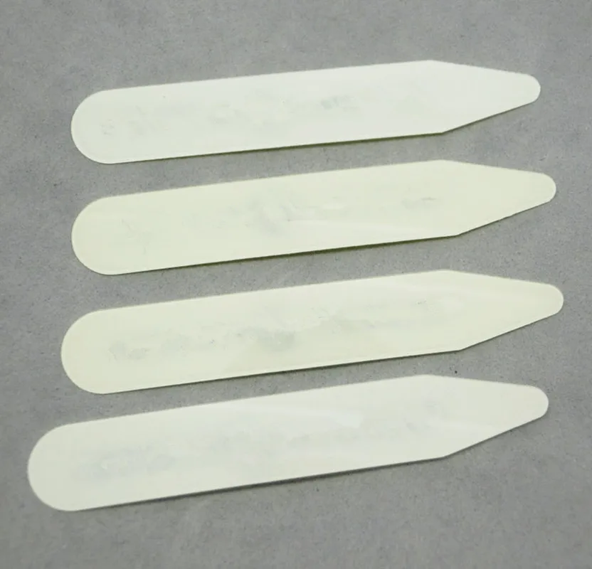 SHANH ZUN Pack of Approx.100pcs PVC Collar Stays Super Thin Collar Stiffeners 2.5 inch Clear Milky 2 Colors
SHANH ZUN Pack of Approx.100pcs PVC Collar Stays Super Thin Collar Stiffeners 2.5 inch Clear Milky 2 Colors