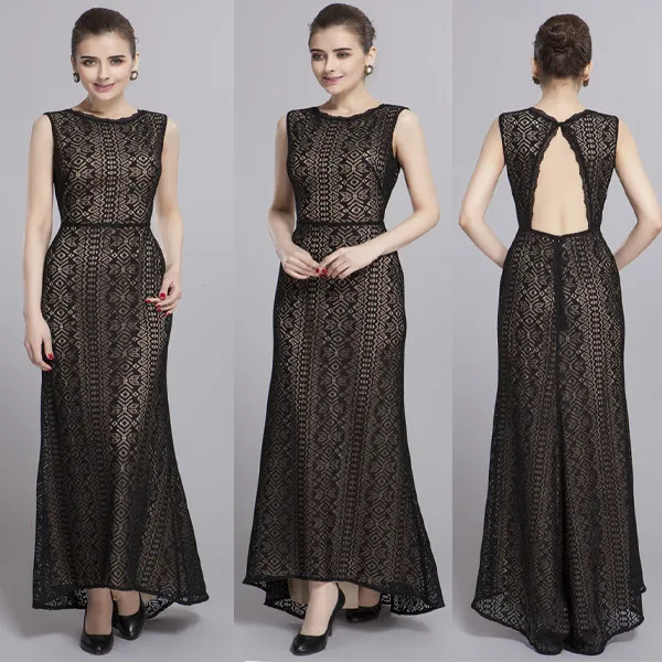 New 2014 Beautifly Full Length Black Lace Mother of Bride Dresses, Sexy Backless Evening Dresses, Vintage Bridesmaid Dresses
New 2014 Beautifly Full Length Black Lace Mother of Bride Dresses, Sexy Backless Evening Dresses, Vintage Bridesmaid Dresses