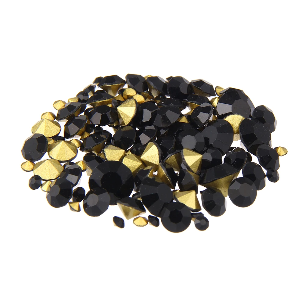Nail Glass Rhinestones Jet Color Mini Pointback Crystal Stones Loose Strass Bead DIY Nail Art Decoration
Nail Glass Rhinestones Jet Color Mini Pointback Crystal Stones Loose Strass Bead DIY Nail Art Decoration