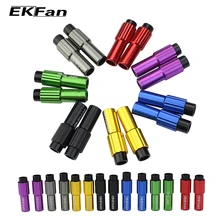 Ekfan 2 pçs bicicleta ajustar tampa de habitação mtb cabo freio da bicicleta mudança engrenagem conector linha regulador(China)