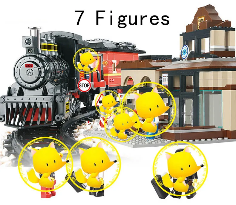 Sluban 0236 Train Electric Train Building Block Train Station Building Block Eductional Block DIY Bricks Compatible With wange
Sluban 0236 Train Electric Train Building Block Train Station Building Block Eductional Block DIY Bricks Compatible With wange