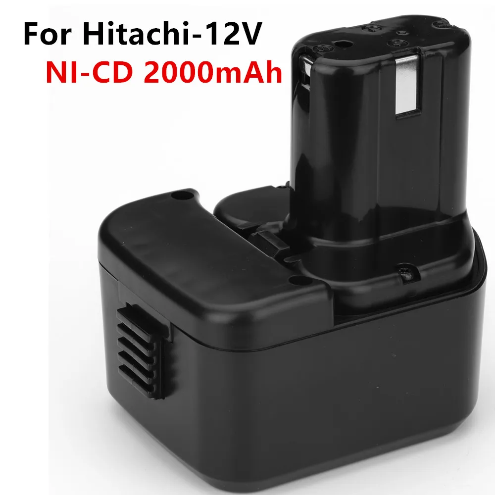 12V 2000mAh Ni-CD Power Tools Replacement battery for Hitachi EB1214S 12V EB1220BL EB1212S WR12DMR CD4D DH15DV C5D DS 12DVF3
12V 2000mAh Ni-CD Power Tools Replacement battery for Hitachi EB1214S 12V EB1220BL EB1212S WR12DMR CD4D DH15DV C5D DS 12DVF3