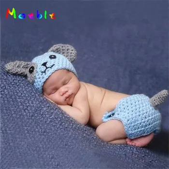 Cute Puppy Dog Newborn Baby Boys Photography Props Knitted Infant Animal Costume Boys Outfits Crochet Baby Hat Diaper Set Blue
Cute Puppy Dog Newborn Baby Boys Photography Props Knitted Infant Animal Costume Boys Outfits Crochet Baby Hat Diaper Set Blue